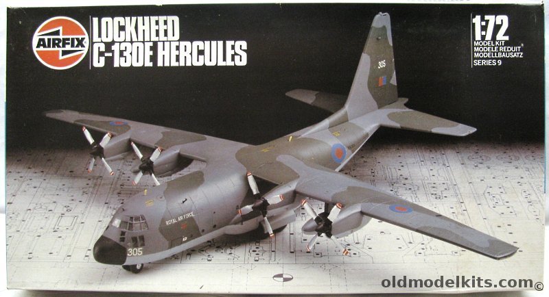 Airfix 1/72 Hercules C-130E / C-130K - RAF or USAF MAC, 9 09001 plastic model kit